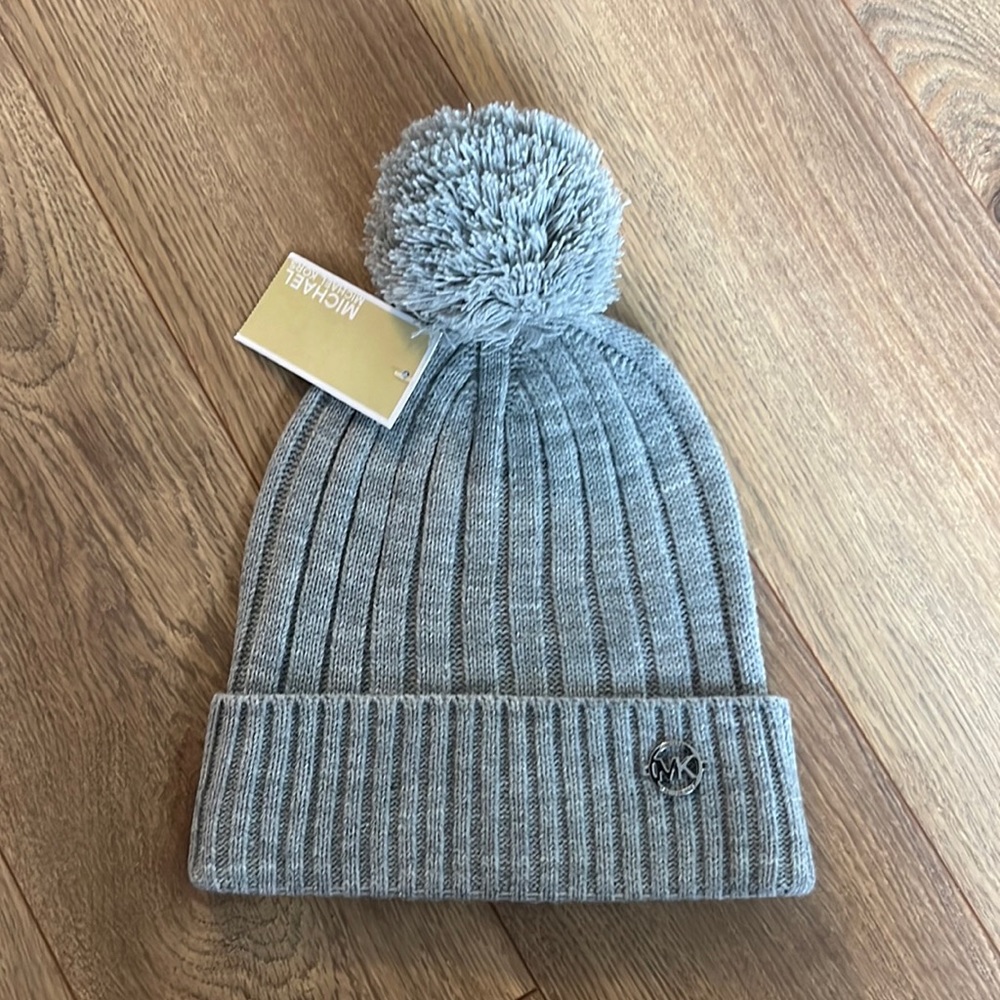 Michael Kors gray Beanie hat
